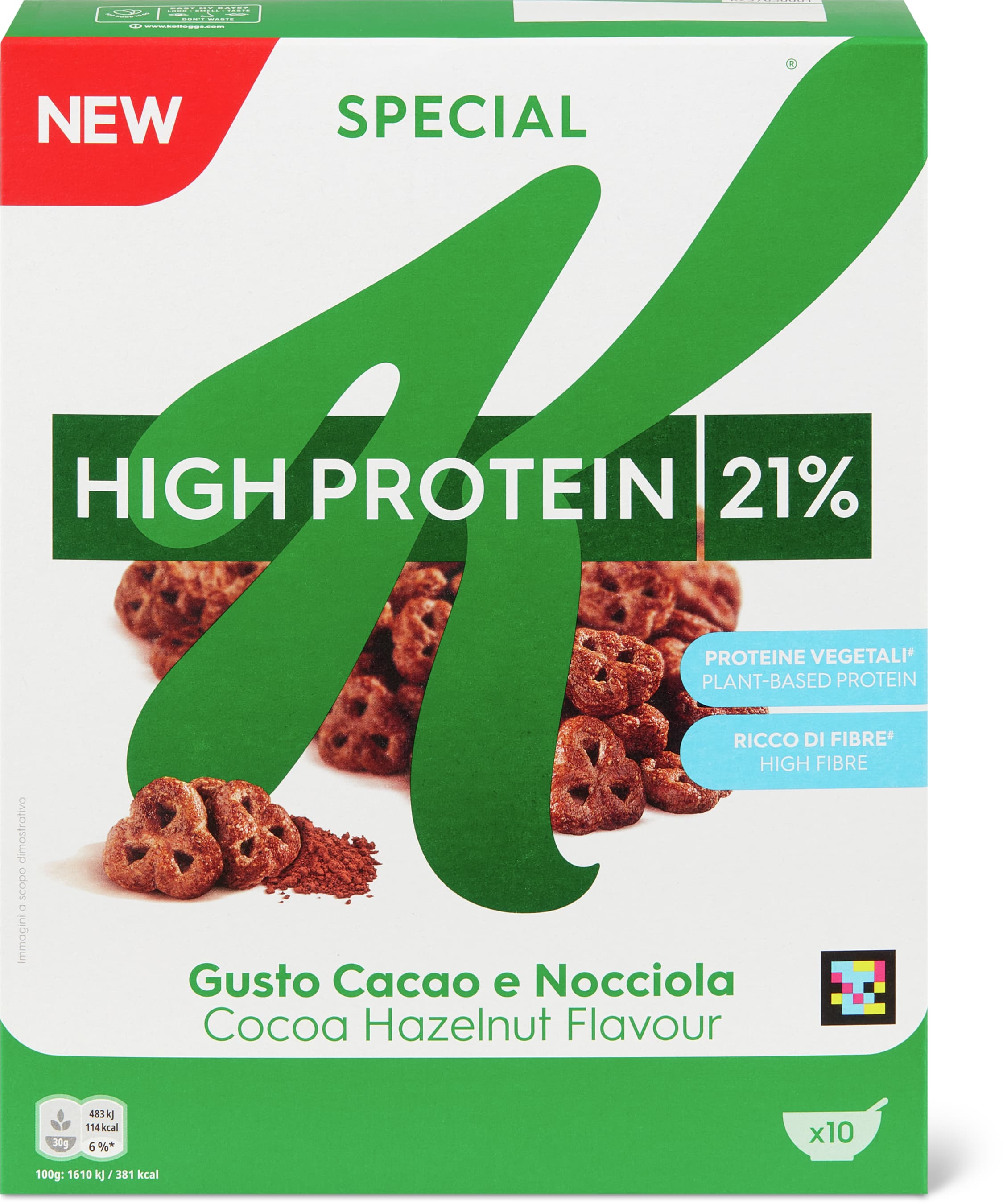 Kellogg's Special K High Protein cacao e nocciole 320g